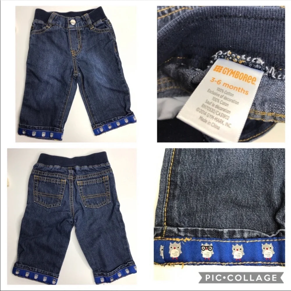Boys Lot Jean Pants Sweater Shortall 3-6M